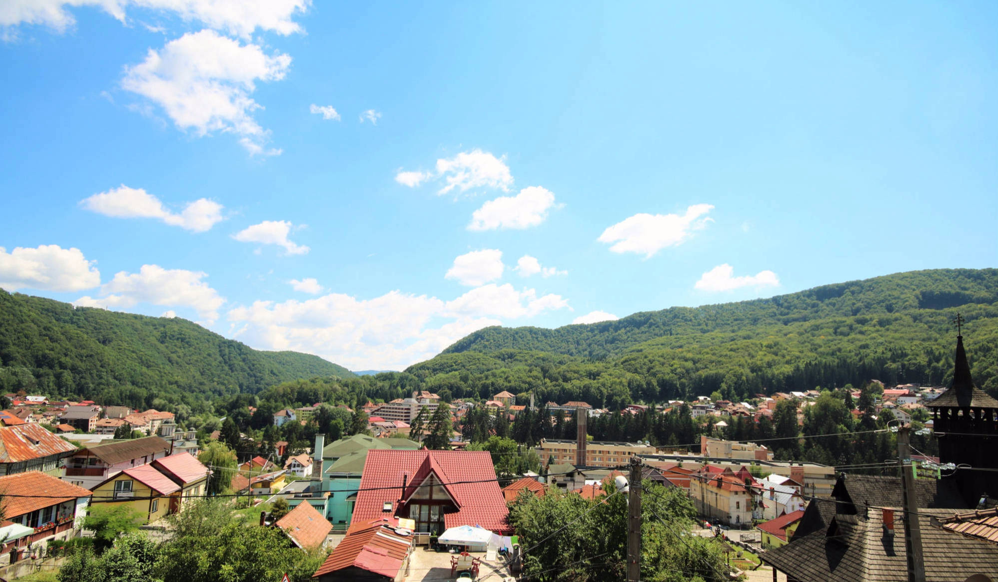 panorama de la balcon Casa Giulia Olanesti